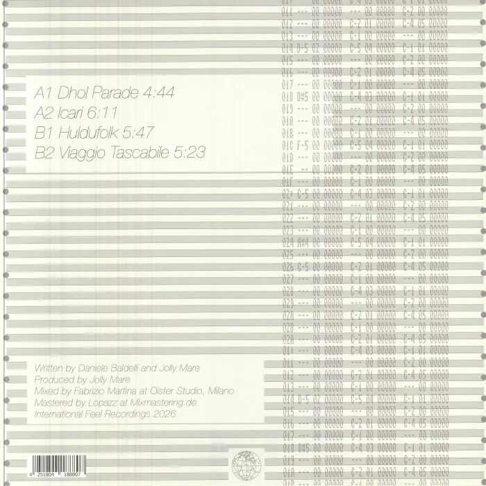 Back cover — Daniele BALDELLI / JOLLY MARE — Flusso Uno