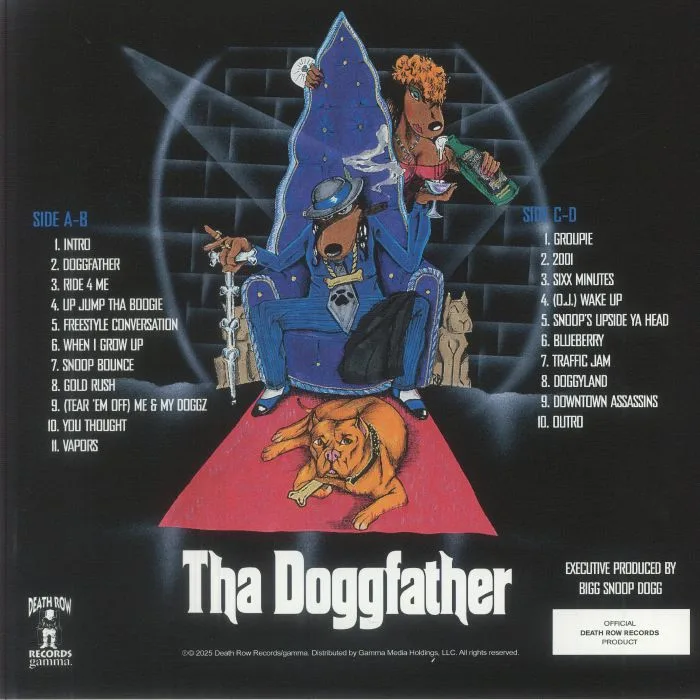 Back cover — SNOOP DOGGY DOGG — Tha Doggfather (reissue)