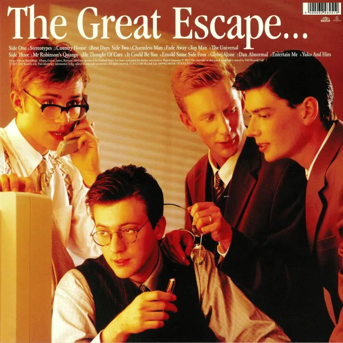 Обратная сторона обложки — BLUR — The Great Escape