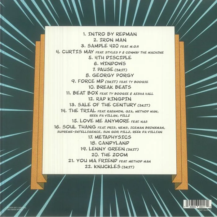Back cover — GHOSTFACE KILLAH — Supreme Clientele 2 (Marvel Comic Edition)