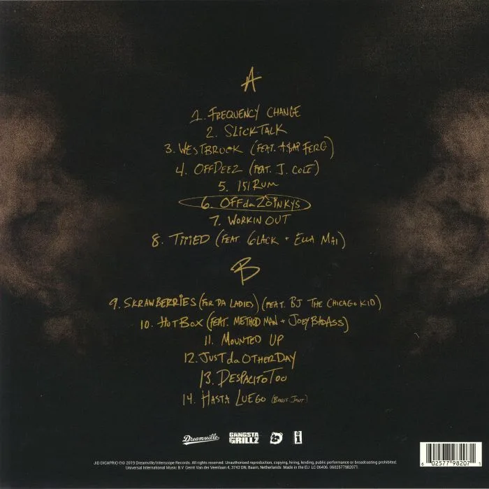 Back cover — JID — DiCaprio 2