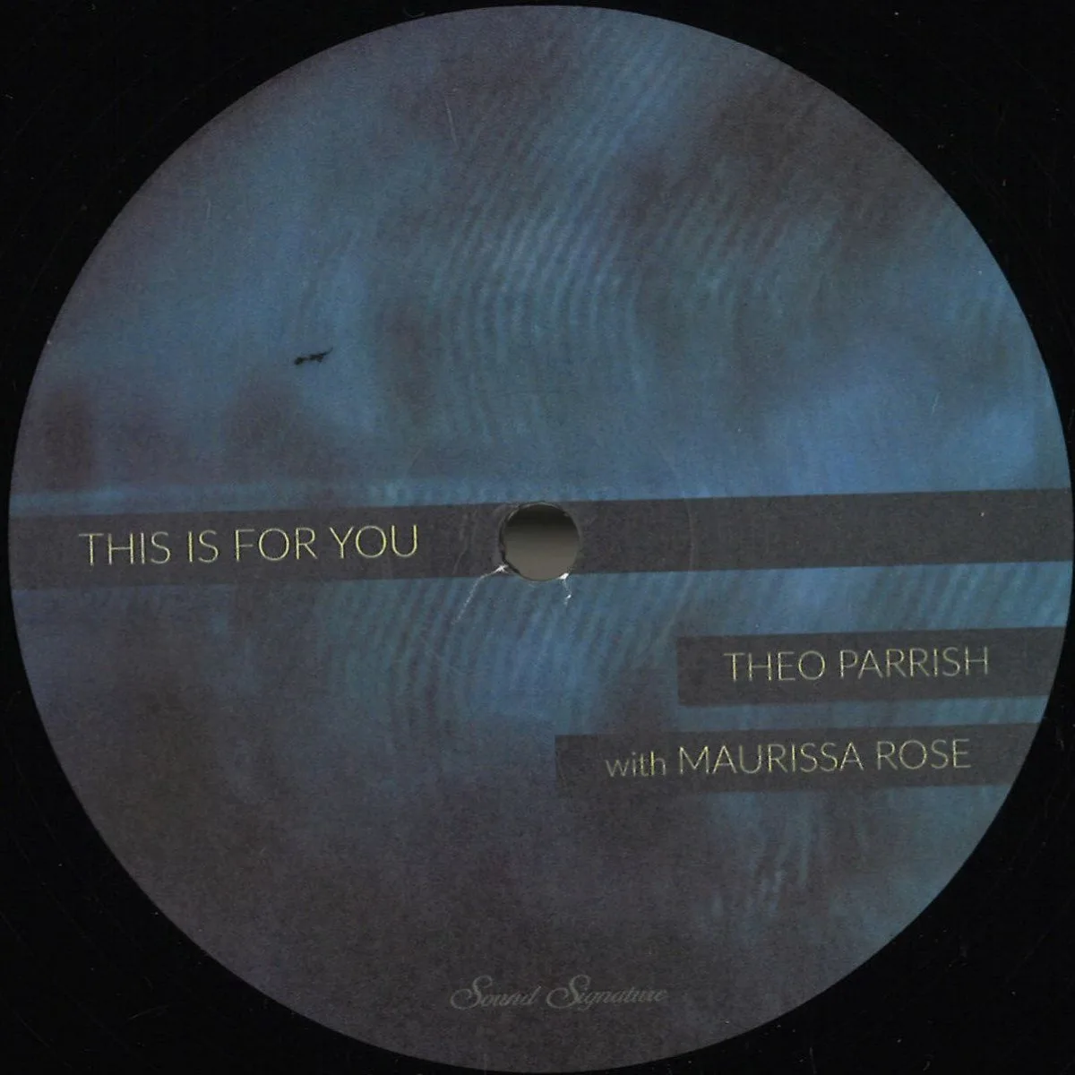 Лицевая сторона обложки — Theo Parrish,Maurissa Rose — This Is For You