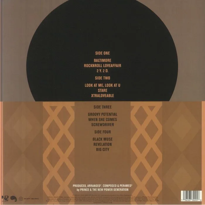 Back cover — PRINCE — HitnRun Phase Two (10th Anniversary Edition)
