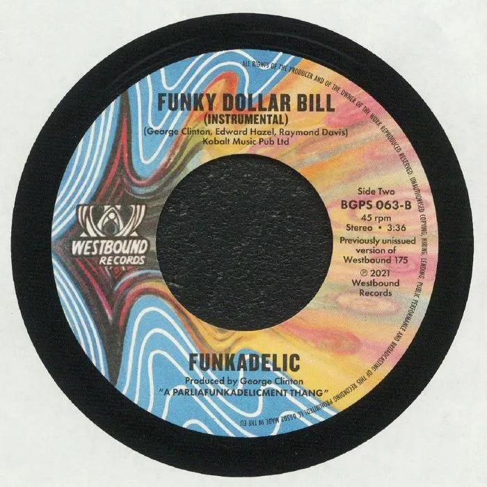 Back cover — FUNKADELIC — Funky Dollar Bill
