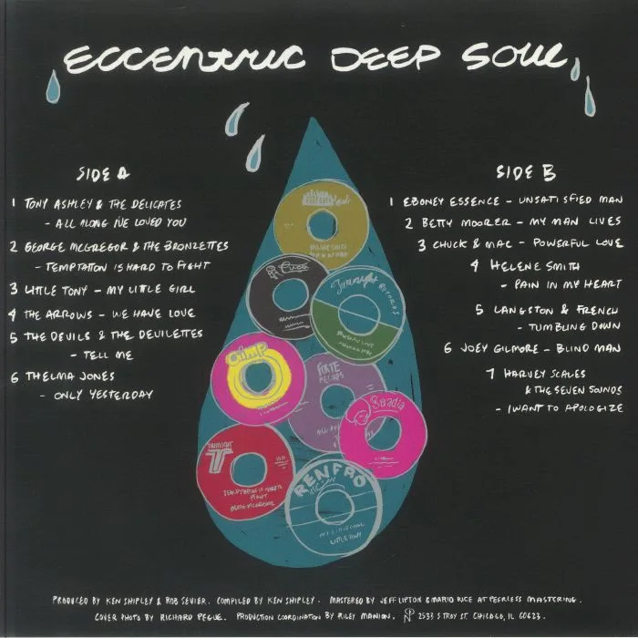 Обратная сторона обложки — VARIOUS — Eccentric Deep Soul