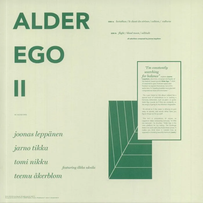 Обратная сторона обложки — ALDER EGO — III & II