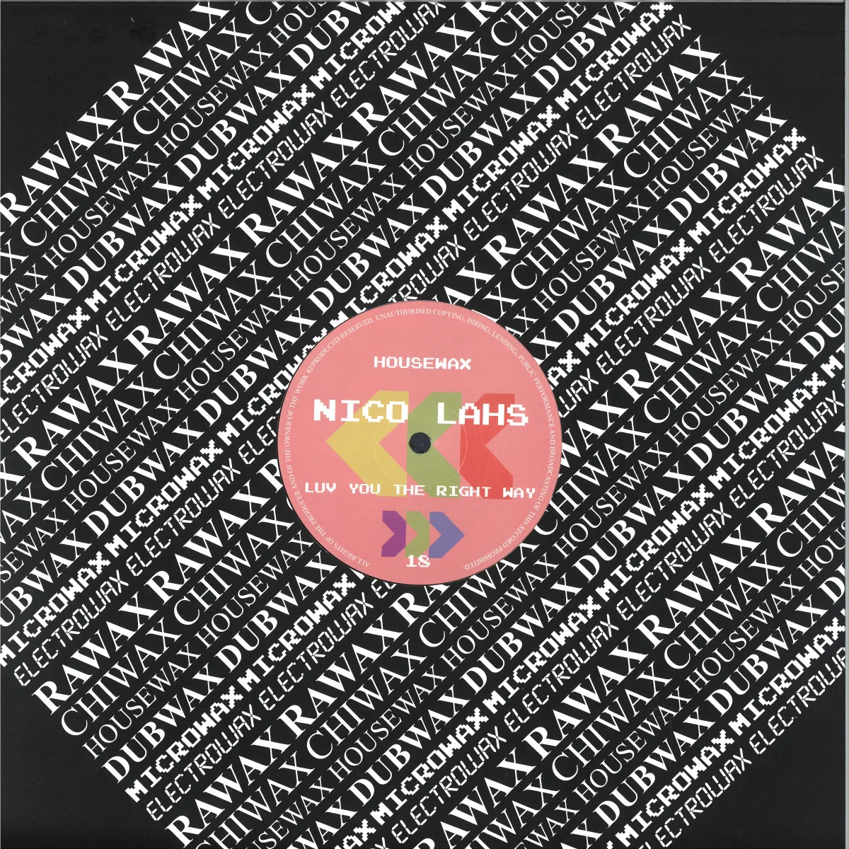 Лицевая сторона обложки — Nico Lahs — Luv You The Right Way
