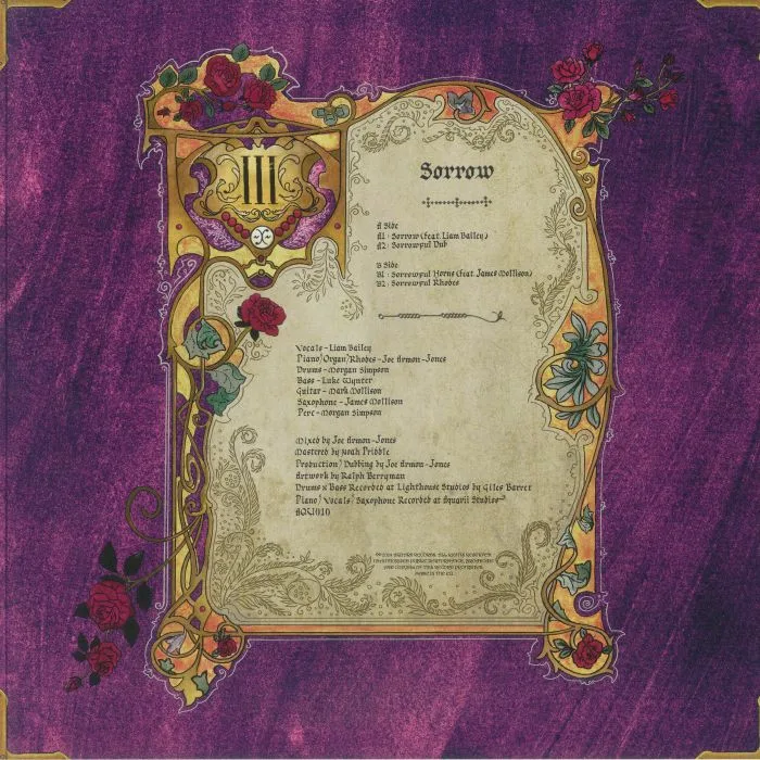 Back cover — Joe ARMON JONES — Sorrow