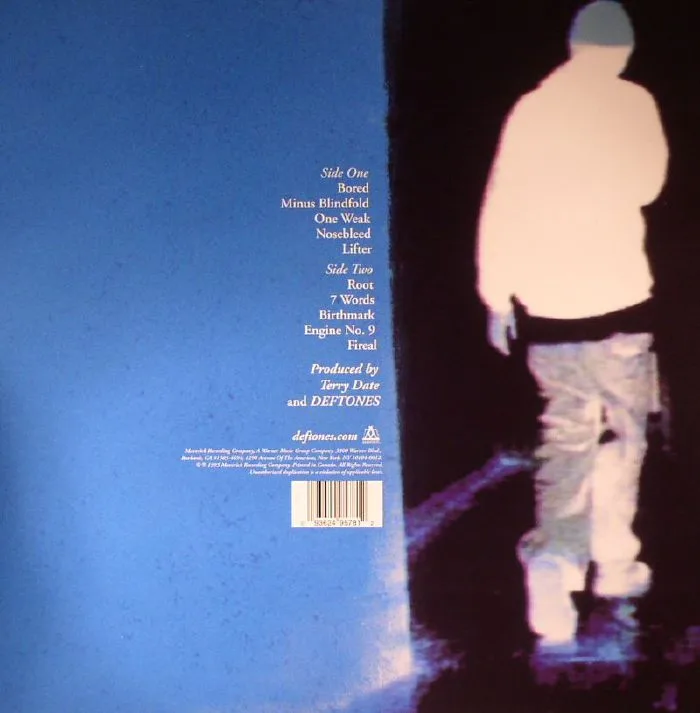 Back cover — DEFTONES — Adrenaline