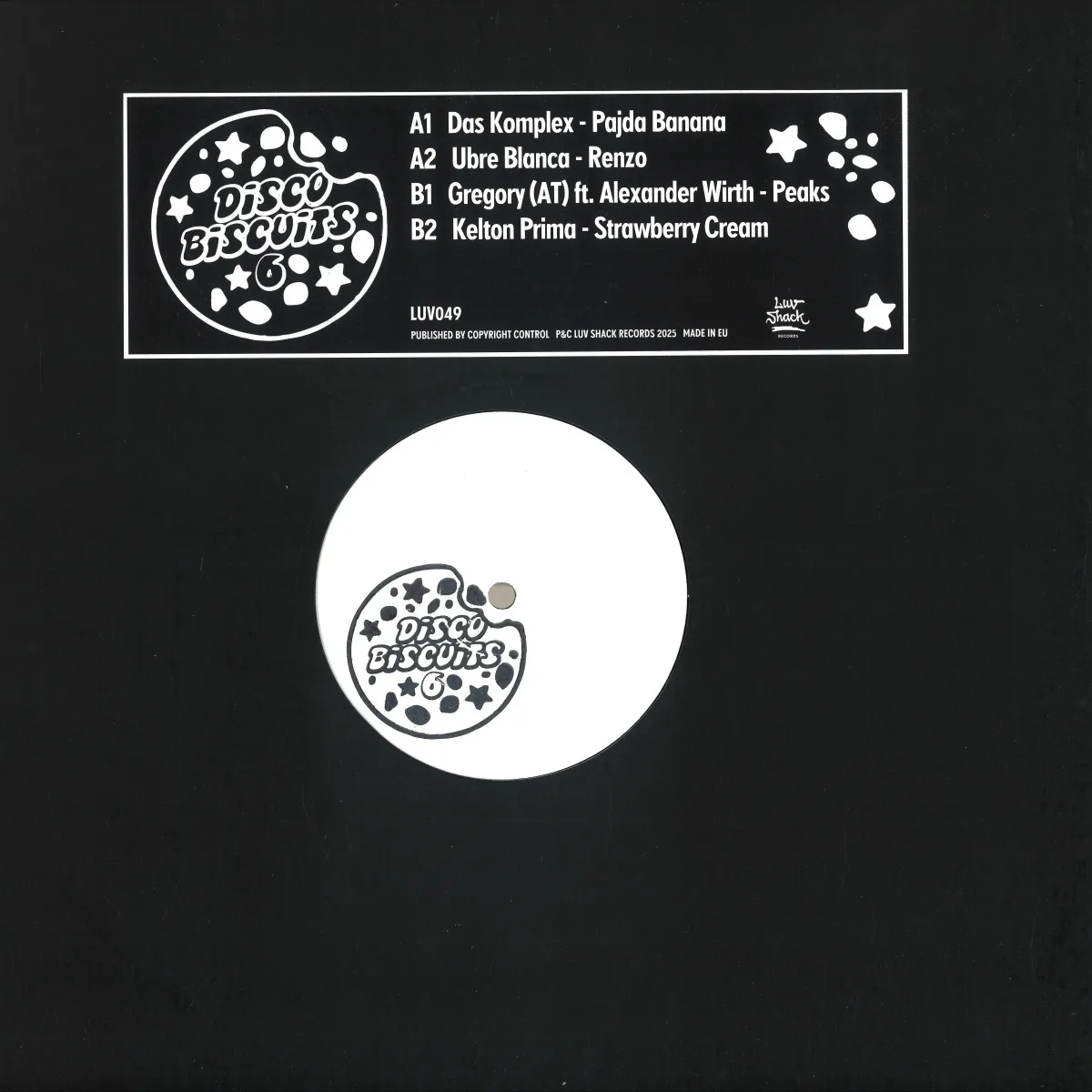 Лицевая сторона обложки — Various — Disco Biscuits #6
