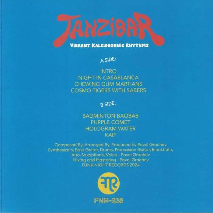 Обратная сторона обложки — TANZIBAR — Vibrant Kaleisdosonic Rhythms
