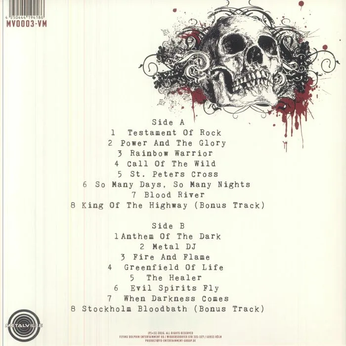 Back cover — ASTRAL DOORS — Requiem Of Time