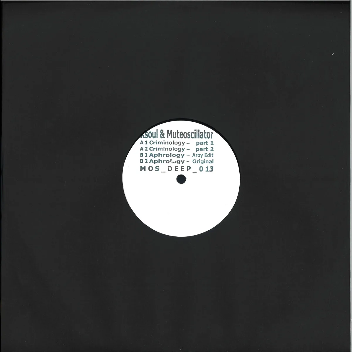 Back cover — Ksoul&Muteoscillator — Aphrology