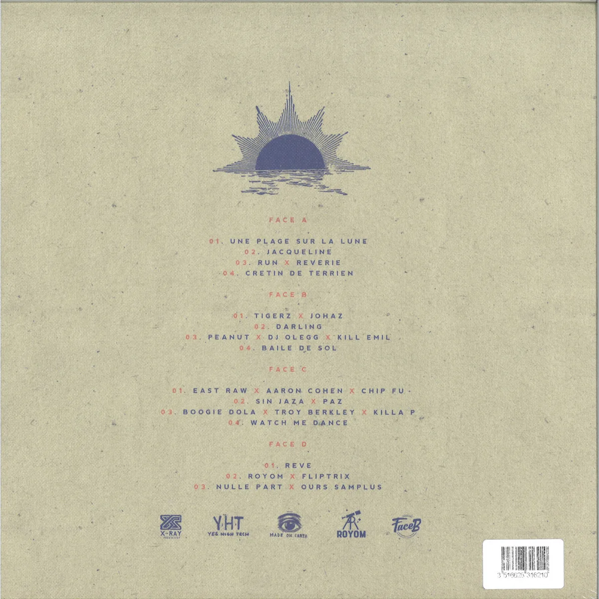 Back cover — The Architect — Une Plage sur la Lune