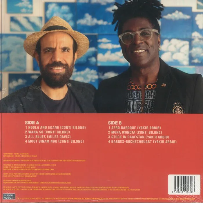 Back cover — Yakir ARBIB / CONTI BILONG — Afro Baroque