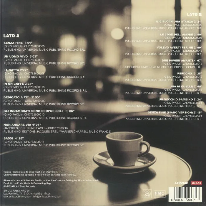 Back cover — Paoli GINO — In Un Caffe