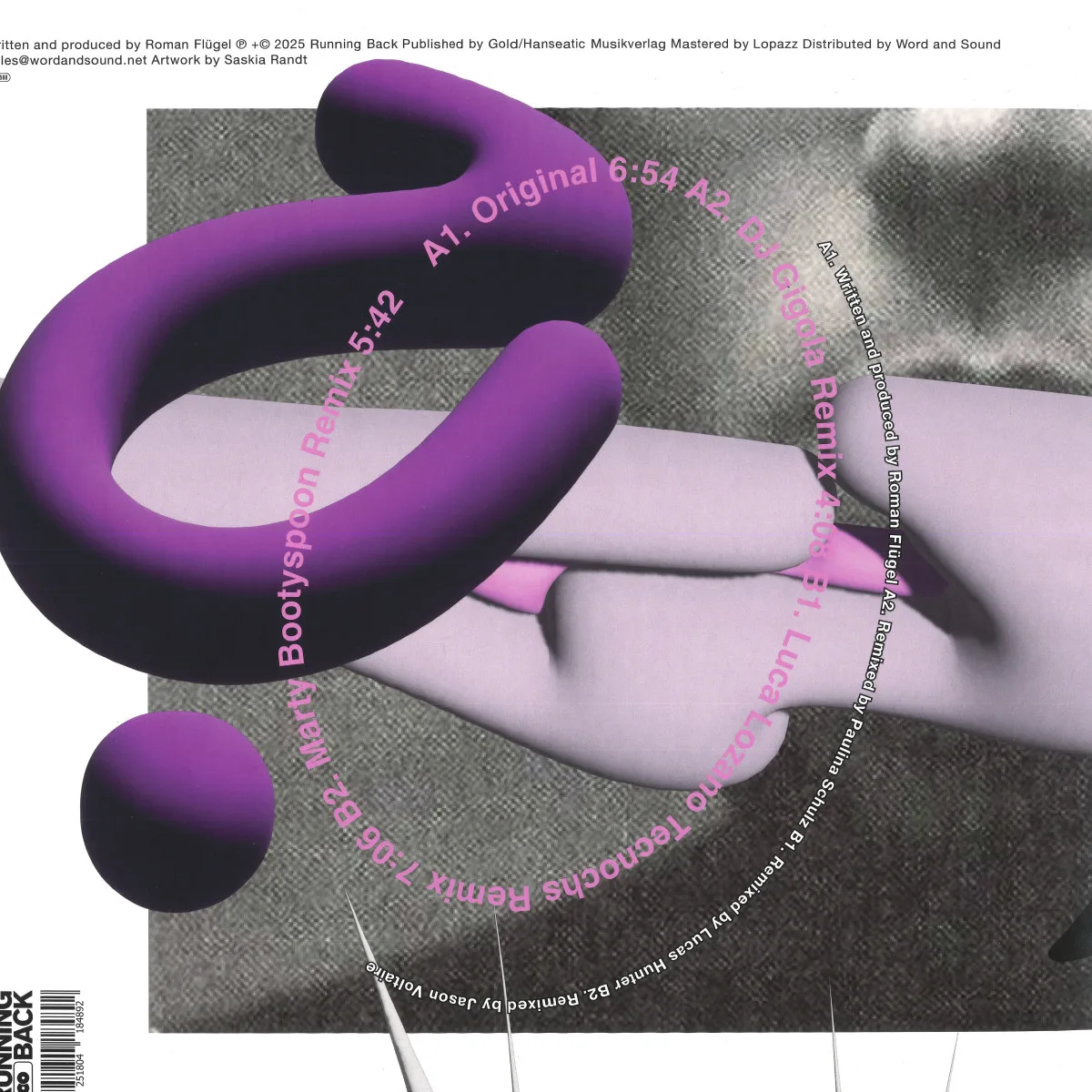 Back cover — Roman Flügel — Geht’s Noch? 21 Year Anniversary Part 1