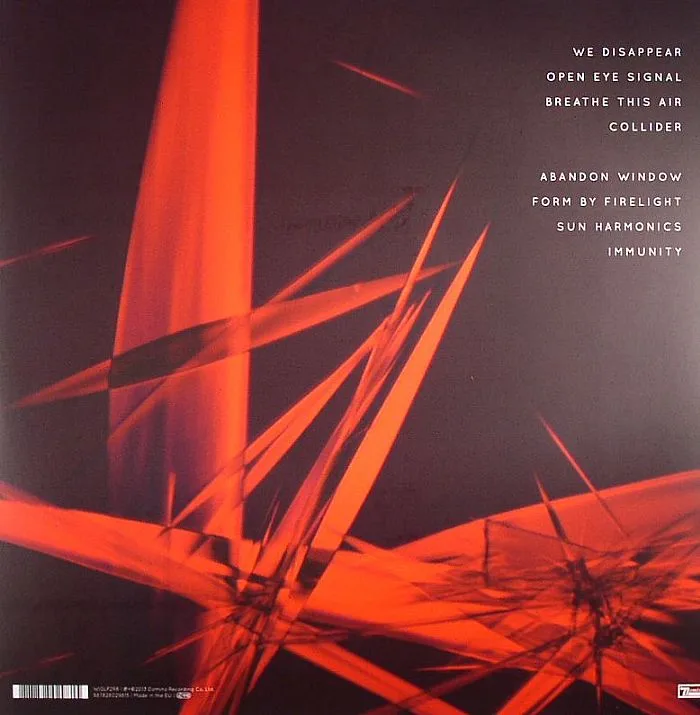 Back cover — Jon HOPKINS — Immunity