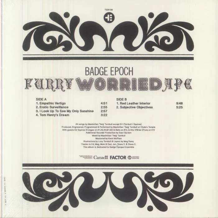 Back cover — BADGE EPOCH — Furry Worried Ape