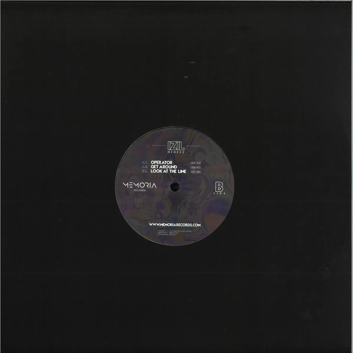 Обратная сторона обложки — Izil — Operator EP