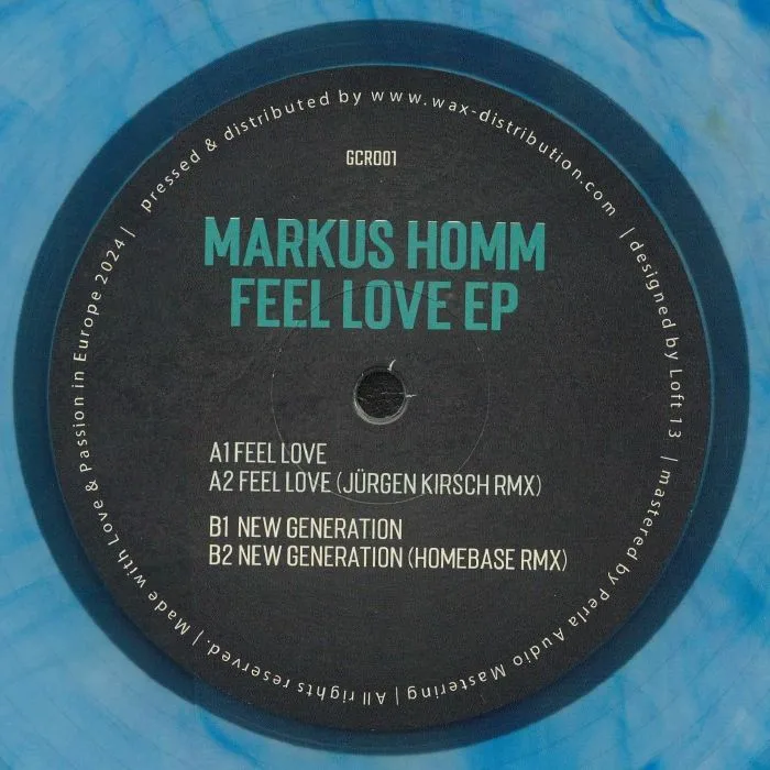 Лицевая сторона обложки — Markus Homm — I Feel Love ( Jürgen Kirsch & Homebase Remix )