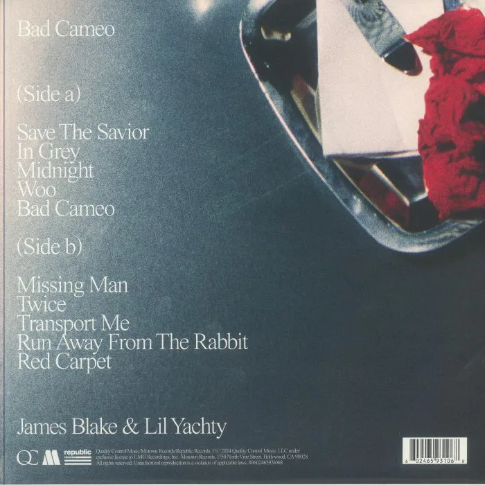 Back cover — James BLAKE / LIL YACHTY — Bad Cameo