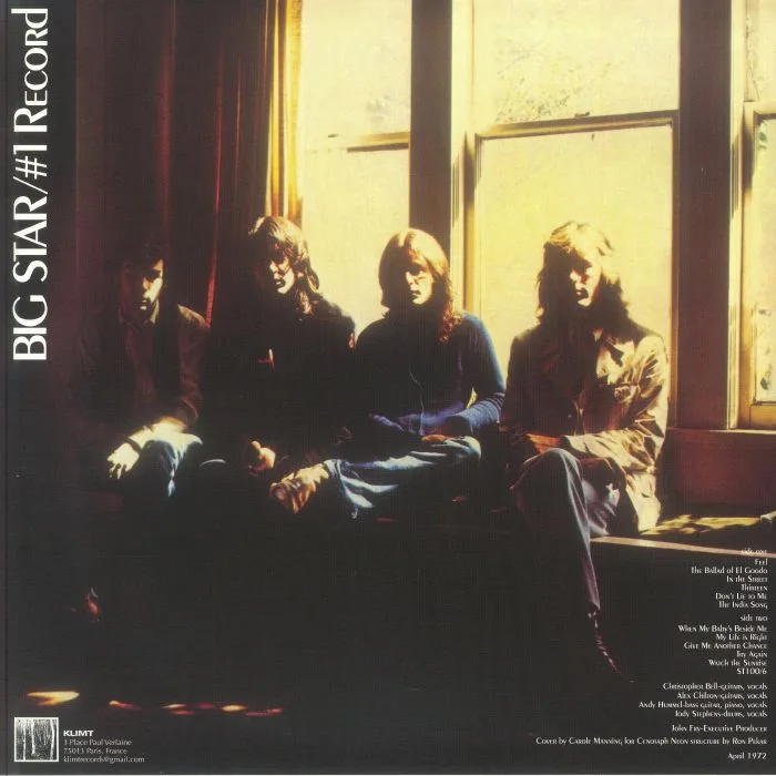 Обратная сторона обложки — BIG STAR — 1 Record (reissue)
