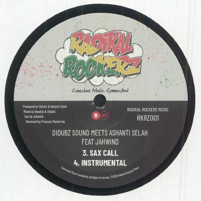 Back cover — DIDUBZ SOUND meets ASHANTI SELAH — Roll Call