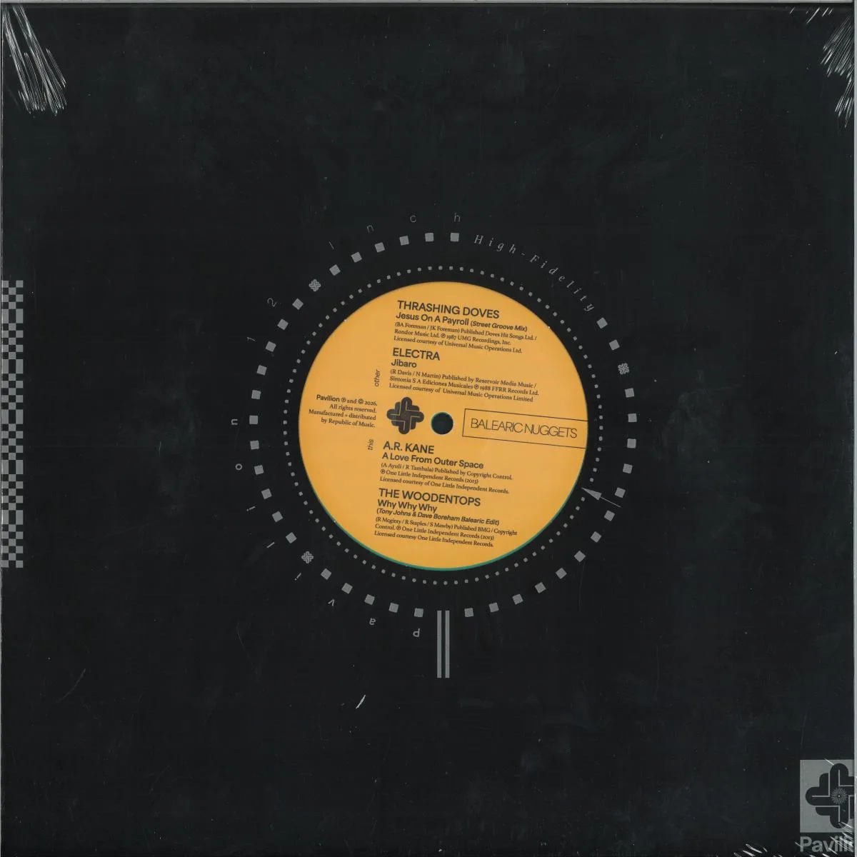 Обратная сторона обложки — VARIOUS — PAVILION 12"S VOLUME 1
