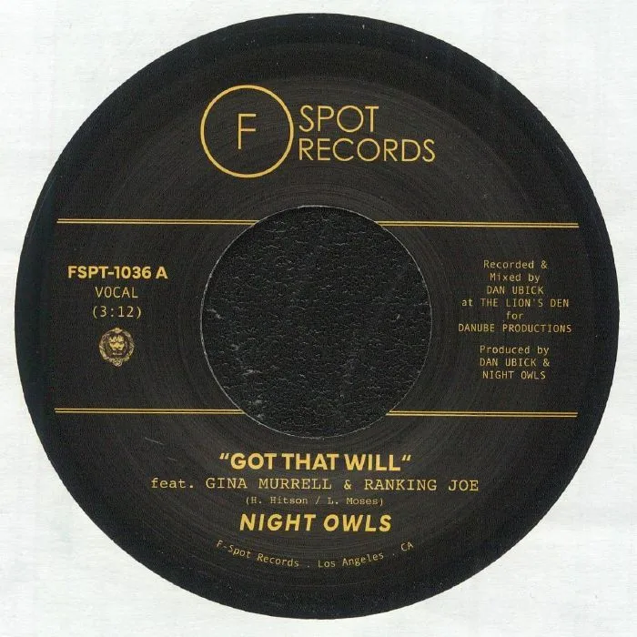 NIGHT OWLS feat GINA MURRELL / RANKING JOE — Got That Will
