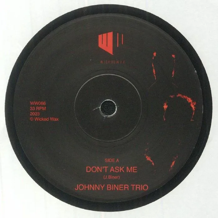 Back cover — JOHNNY BINER TRIO — Don't Ask Me