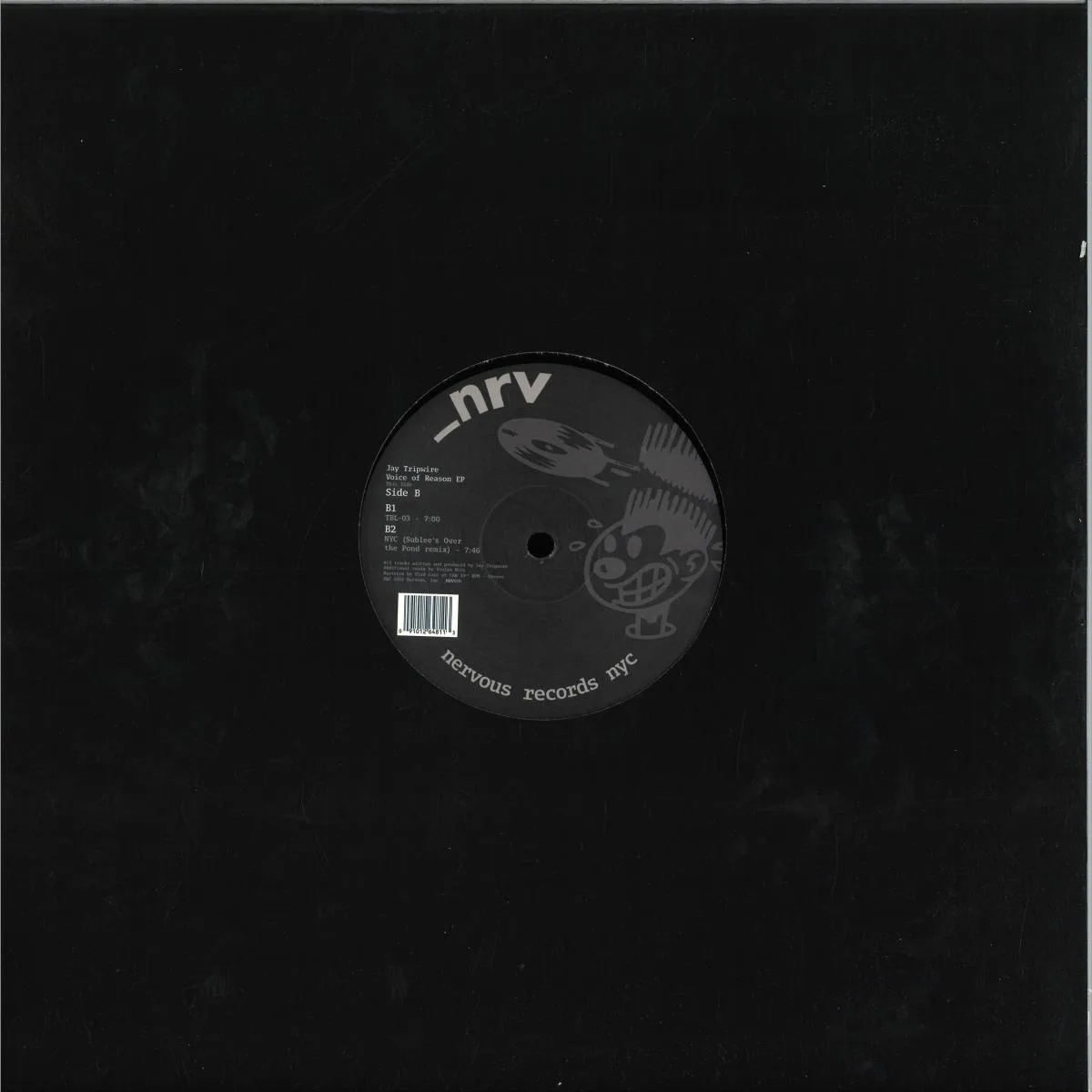 Back cover — Jay Tripwire — Voice Of Reason EP