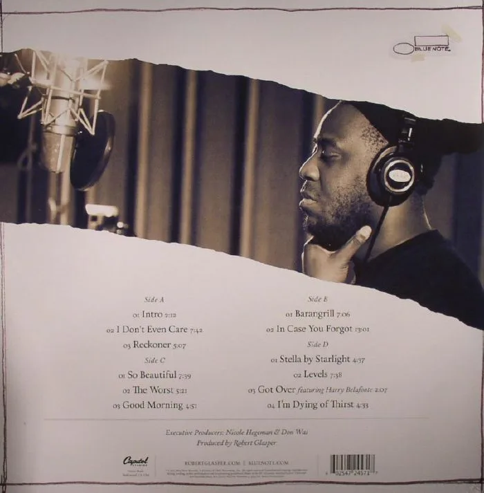 Back cover — Robert GLASPER — Covered: The Robert Glasper Trio Recorded Live At Capitol Studios