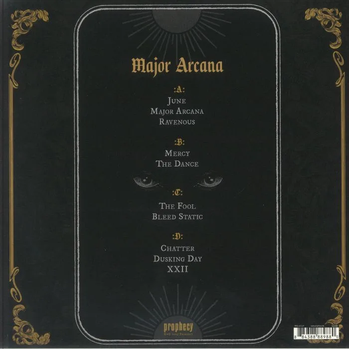 Back cover — NOVEMBERS DOOM — Major Arcana
