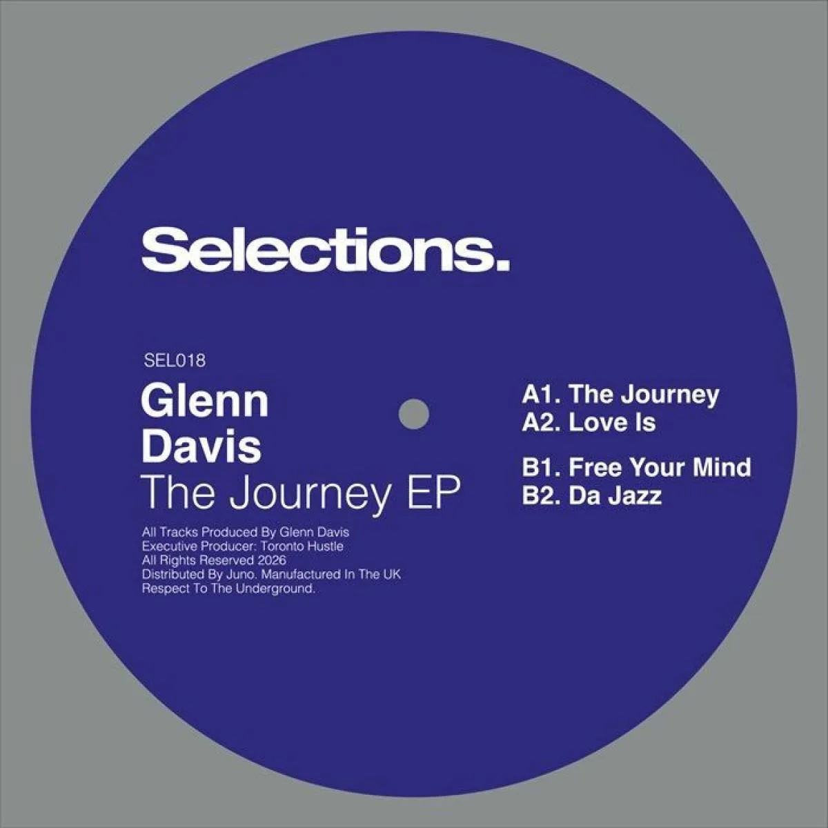 Front cover — Glenn Davis — The Journey EP