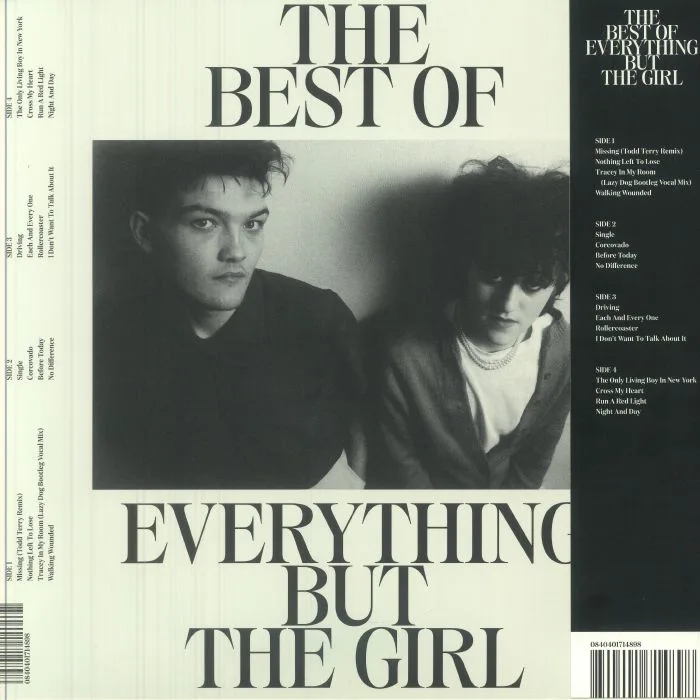Обратная сторона обложки — EVERYTHING BUT THE GIRL — The Best Of Everything But The Girl