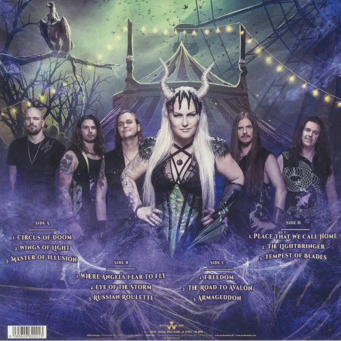 Обратная сторона обложки — BATTLE BEAST — Circus Of Doom