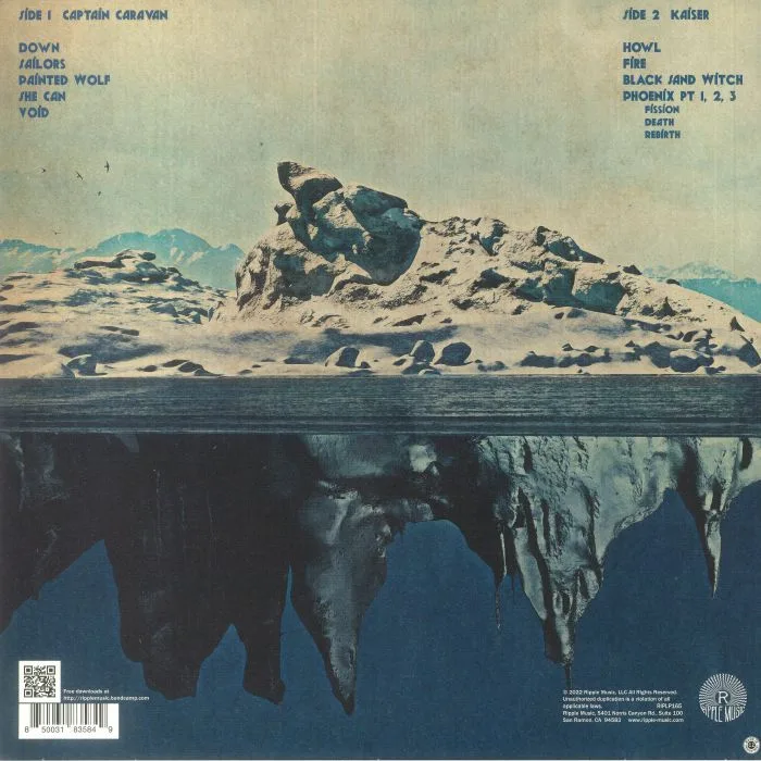 Back cover — CAPTAIN CARAVAN / KAISER — Turned To Stone Chapter 6
