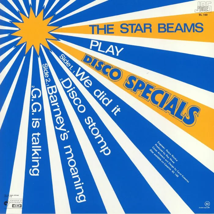 Обратная сторона обложки — The STAR BEAMS — Play Disco Specials