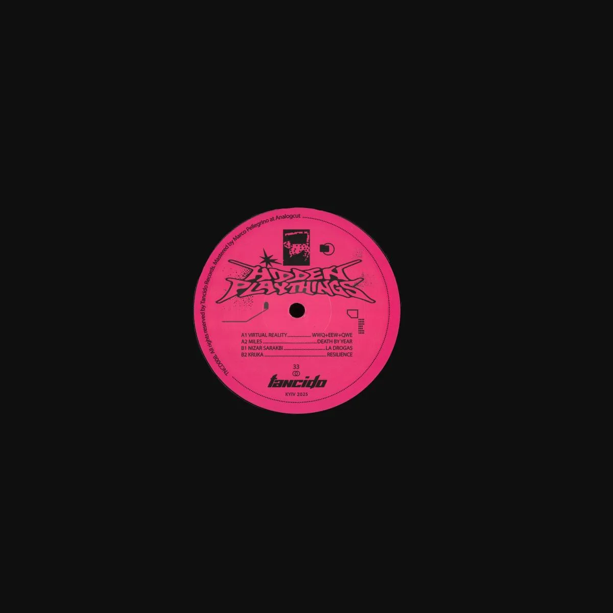 Back cover — Various — Hidden Playthings EP