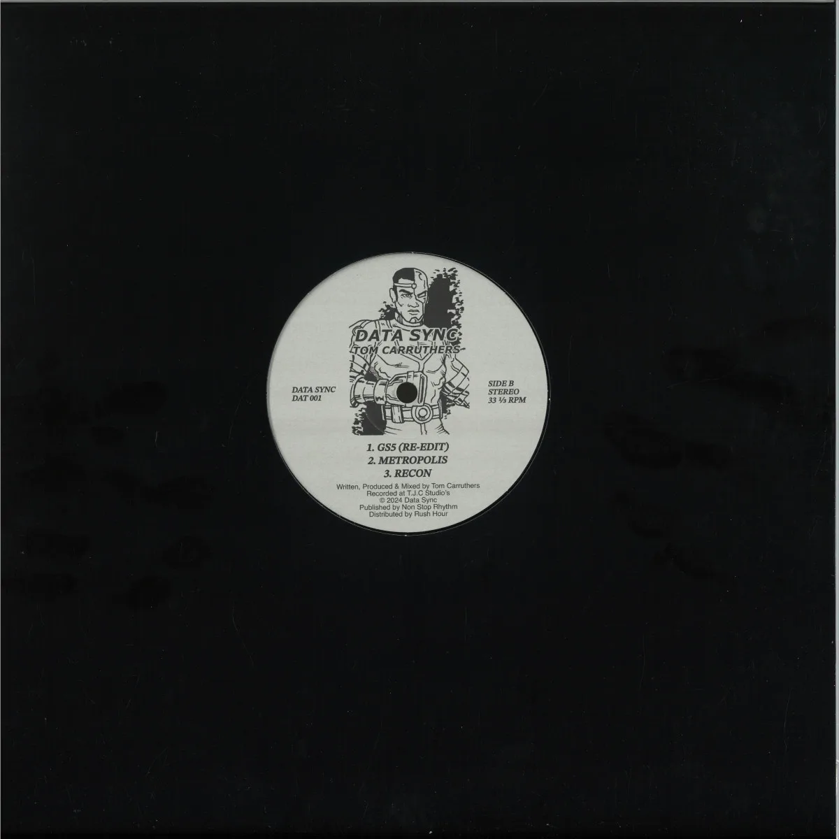 Back cover — Tom Carruthers — DATA SYNC