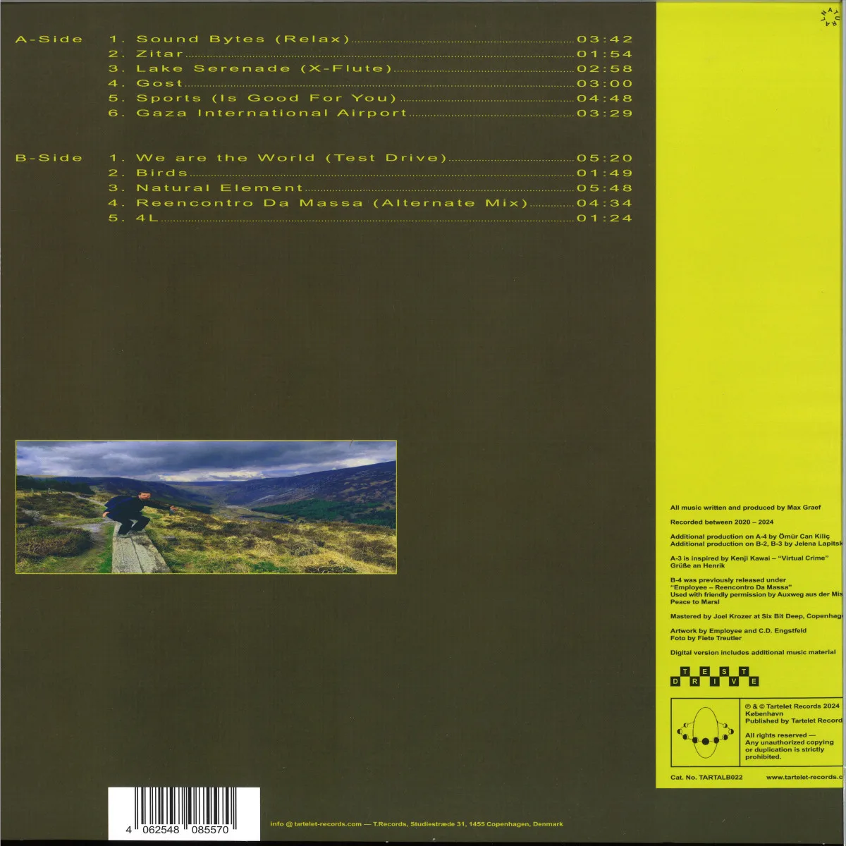 Обратная сторона обложки — Max Graef — NATURAL ELEMENT LP