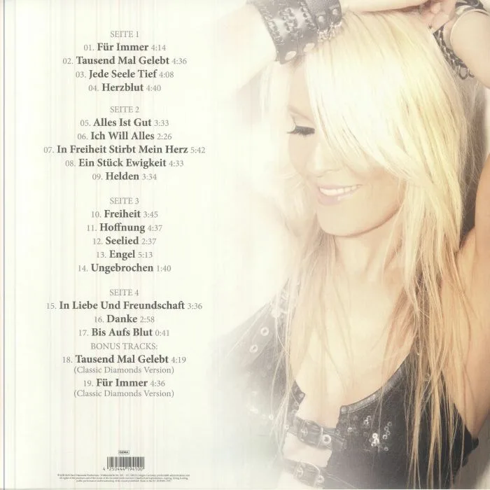 Back cover — DORO — Fur Immer