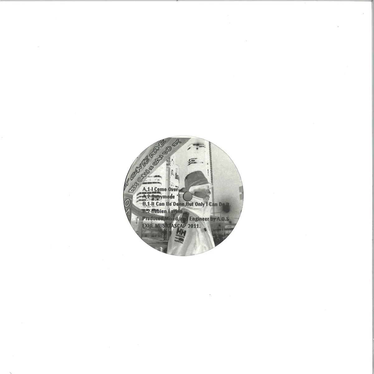 Обратная сторона обложки — Omar S — It Can Be Done, But Only I Can (2x12")