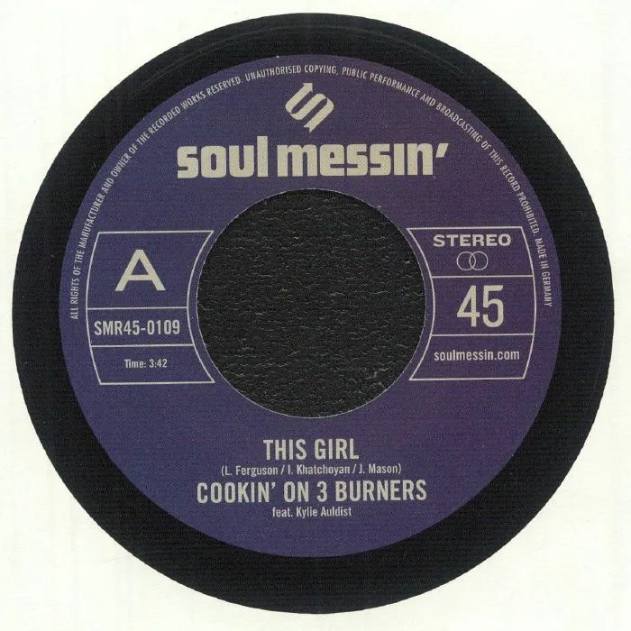 Front cover — COOKIN' ON 3 BURNERS — This Girl