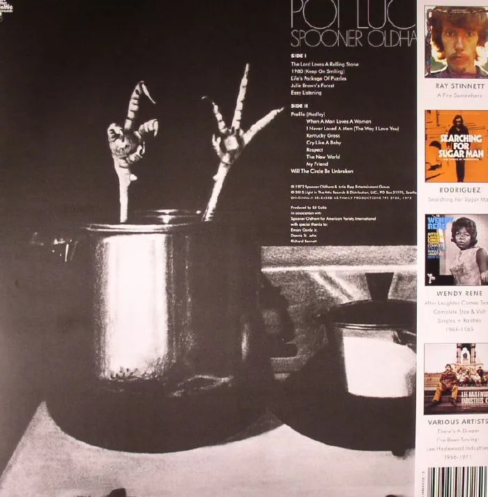 Back cover — SPOONER OLDHAM — Pot Luck (remastered)