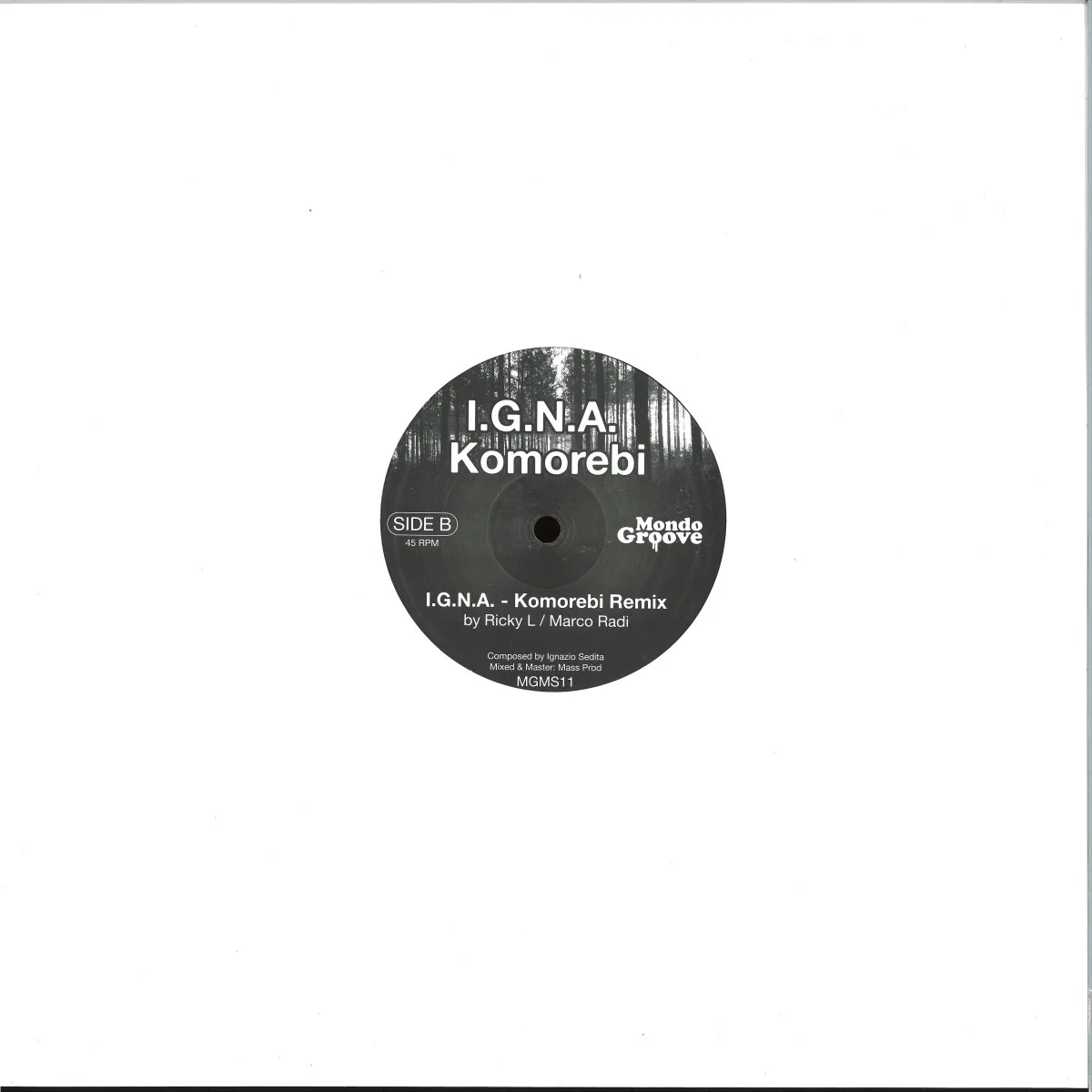 Back cover — I.g.n.a — KOMOREBI