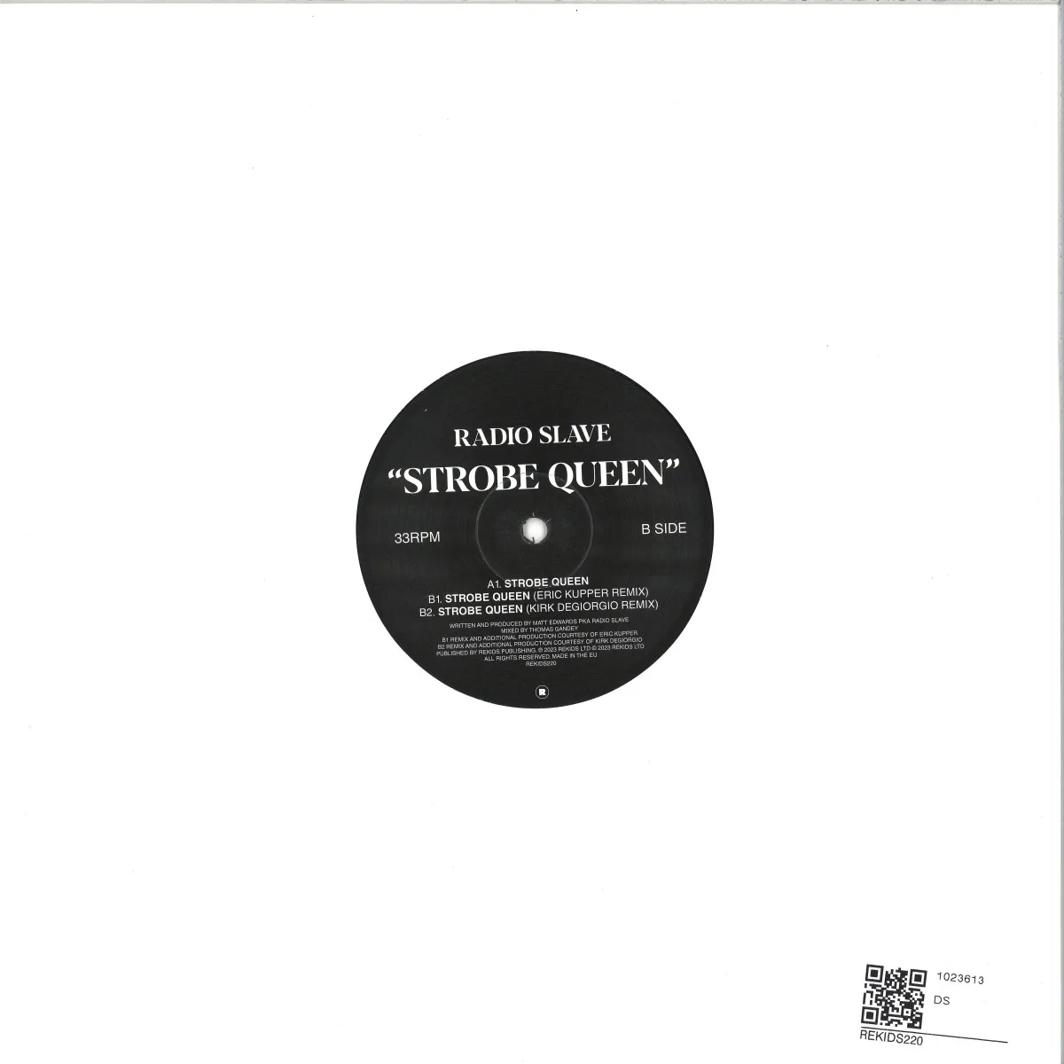 Back cover — Radio Slave — Strobe Queen