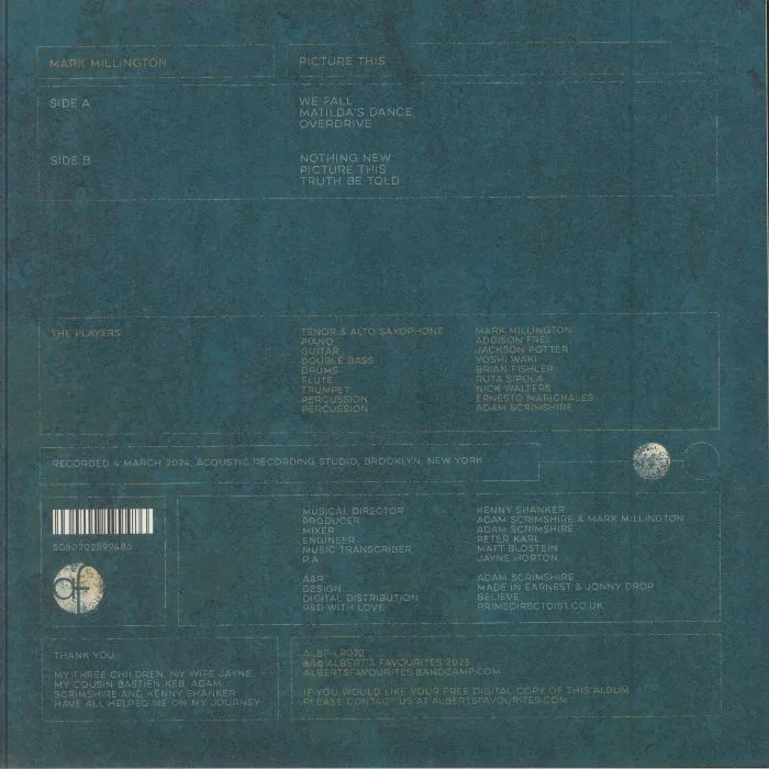 Back cover — Mark MILLINGTON — Picture This