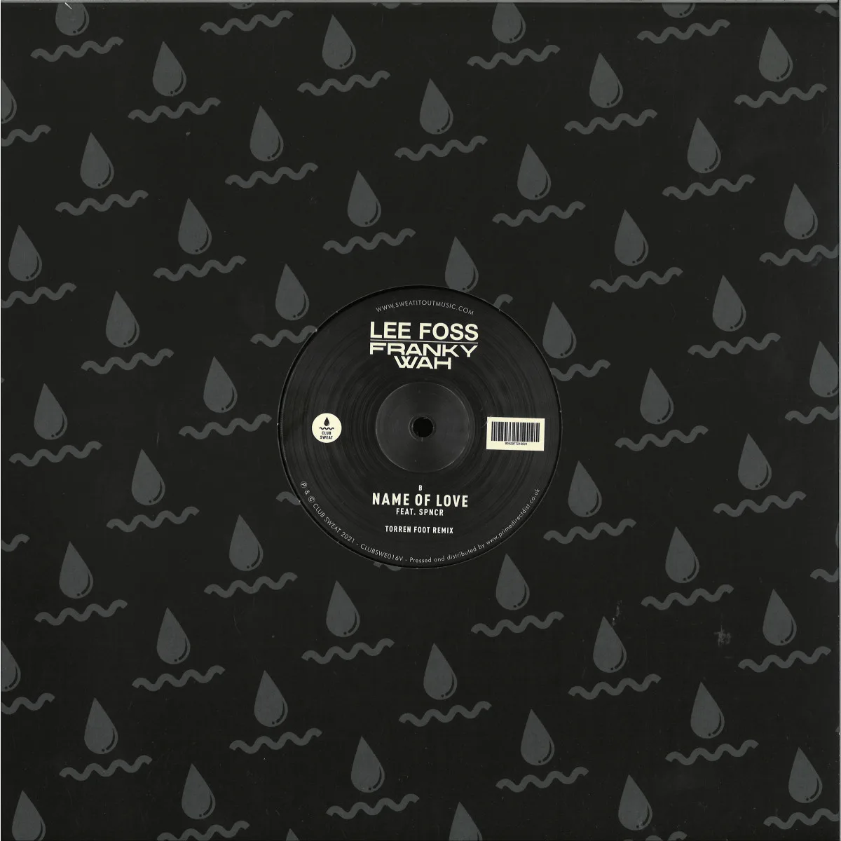 Back cover — Lee Foss&Franky Wah — Name Of Love (Feat. SPNCR)